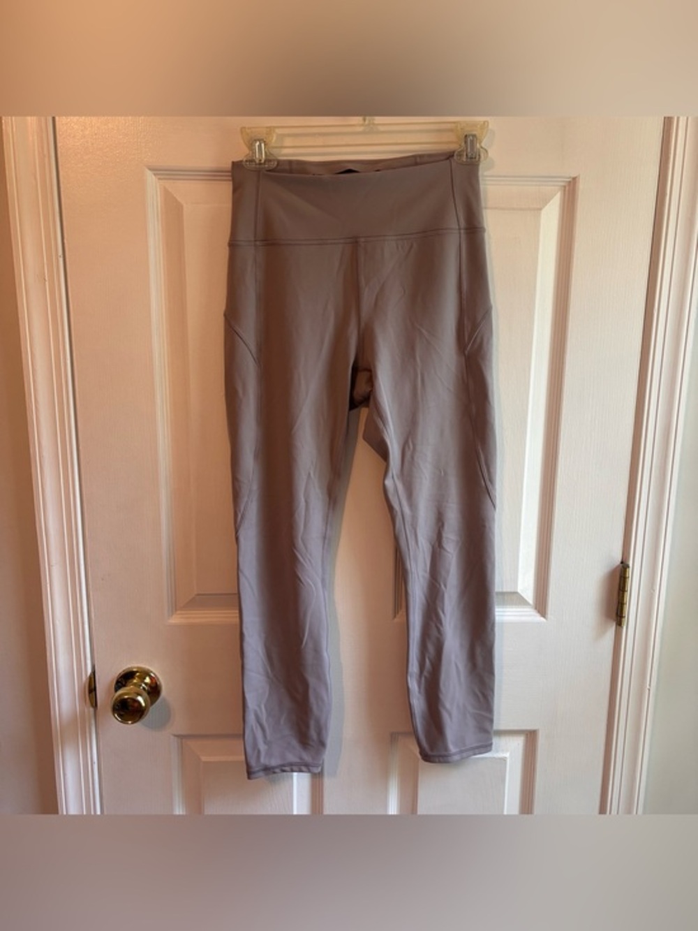 Lululemon In Movement Crop 23” Everlux Dark Chrome Size 6